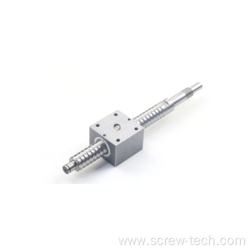 10mm diameter 1mm pitch square nut ball screw